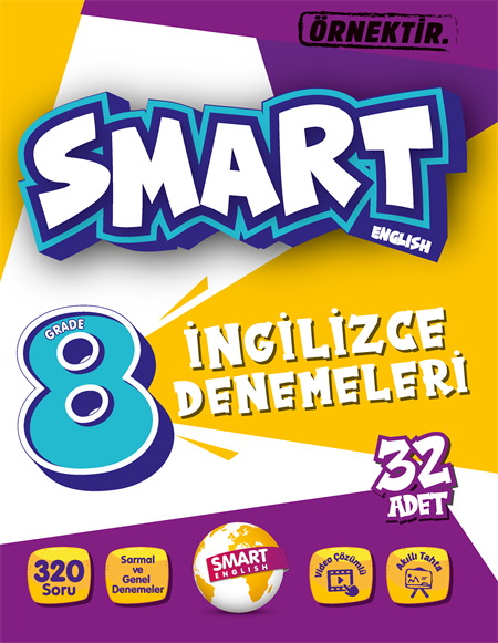 Grade 8 Smart English 32 Adet İngilizce Denemeleri